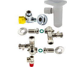 WOLF Anschluss-Set Unterputz