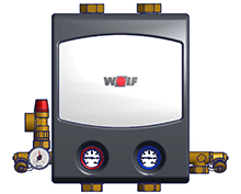 WOLF Pumpengruppe (mit HE-Pumpe)