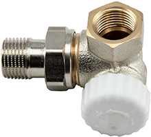 IMI HEIMEIER Thermostat-Ventilunterteil V-exact II Winkeleck, links