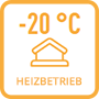 Heizbetrieb bis -20°C