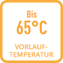 Wasservorlauftemperatur 60°C