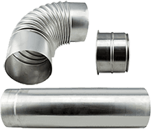 Alu-Abgasrohr-Set DN 110