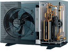 Vaillant Wärmepumpe aroTHERM plus VWL 55/8.1 A 230V Querschnitt