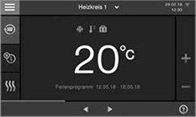 Vitotronic 100 (Typ HC1B), für angehobenen Betrieb