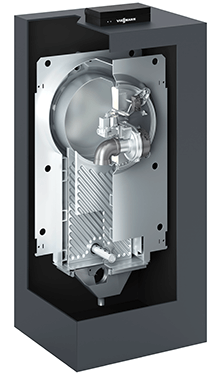 VIESSMANN Vitocrossal 300, Typ CU3A mit Vitotronic 200 Querschnitt