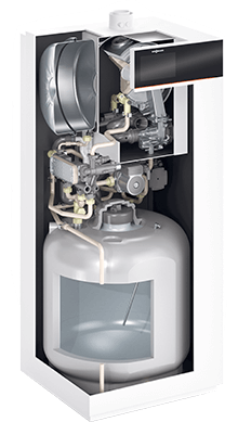 VIESSMANN Gas-Brennwert-Komptaktgerät Vitodens 333-F, Typ B3TG-25 Querschnitt