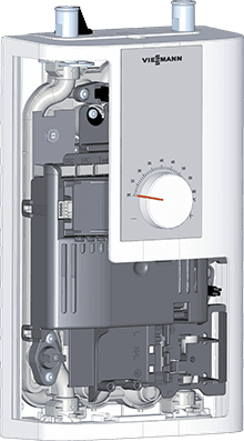 VIESSMANN Vitotherm EI3 Kompakt-Durchlauferhitzer Querschnitt