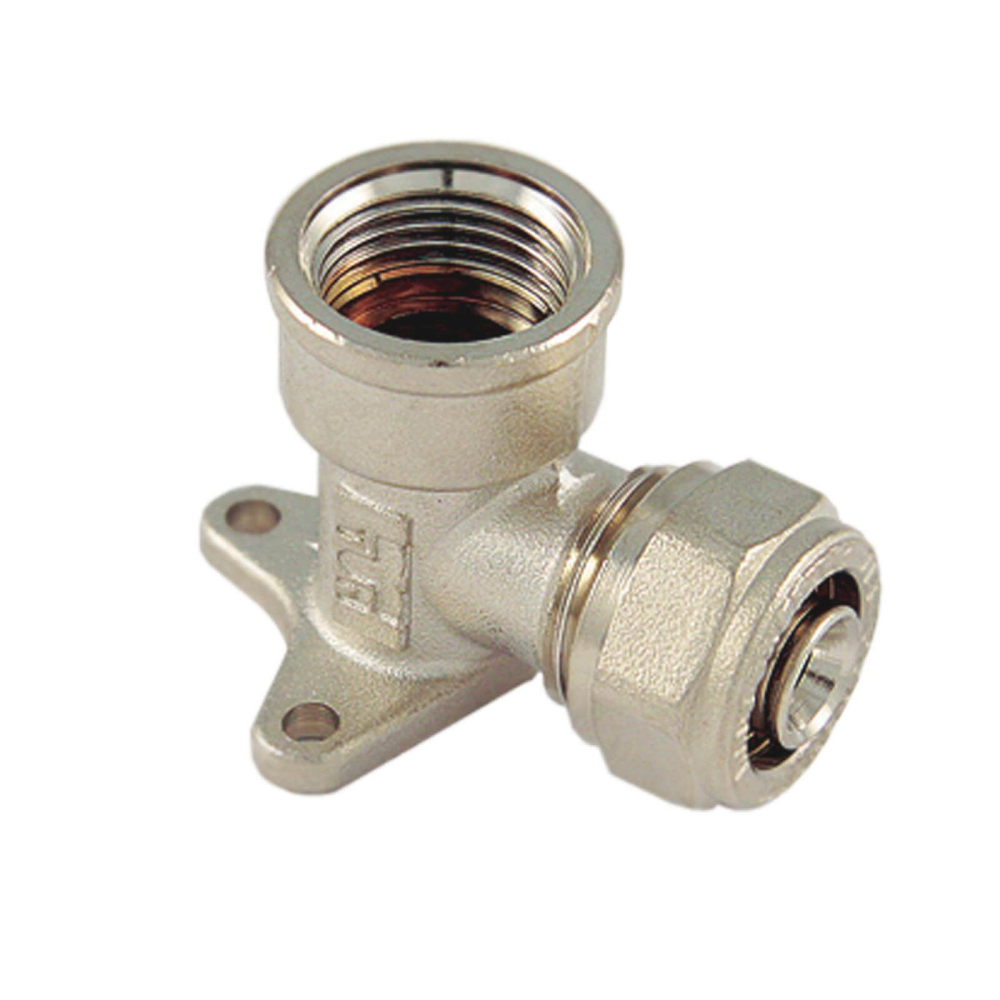 BOOPARTS Schraubfitting Winkel 20mm - Messing-Fitting Für Mehrschichtverbundrohr