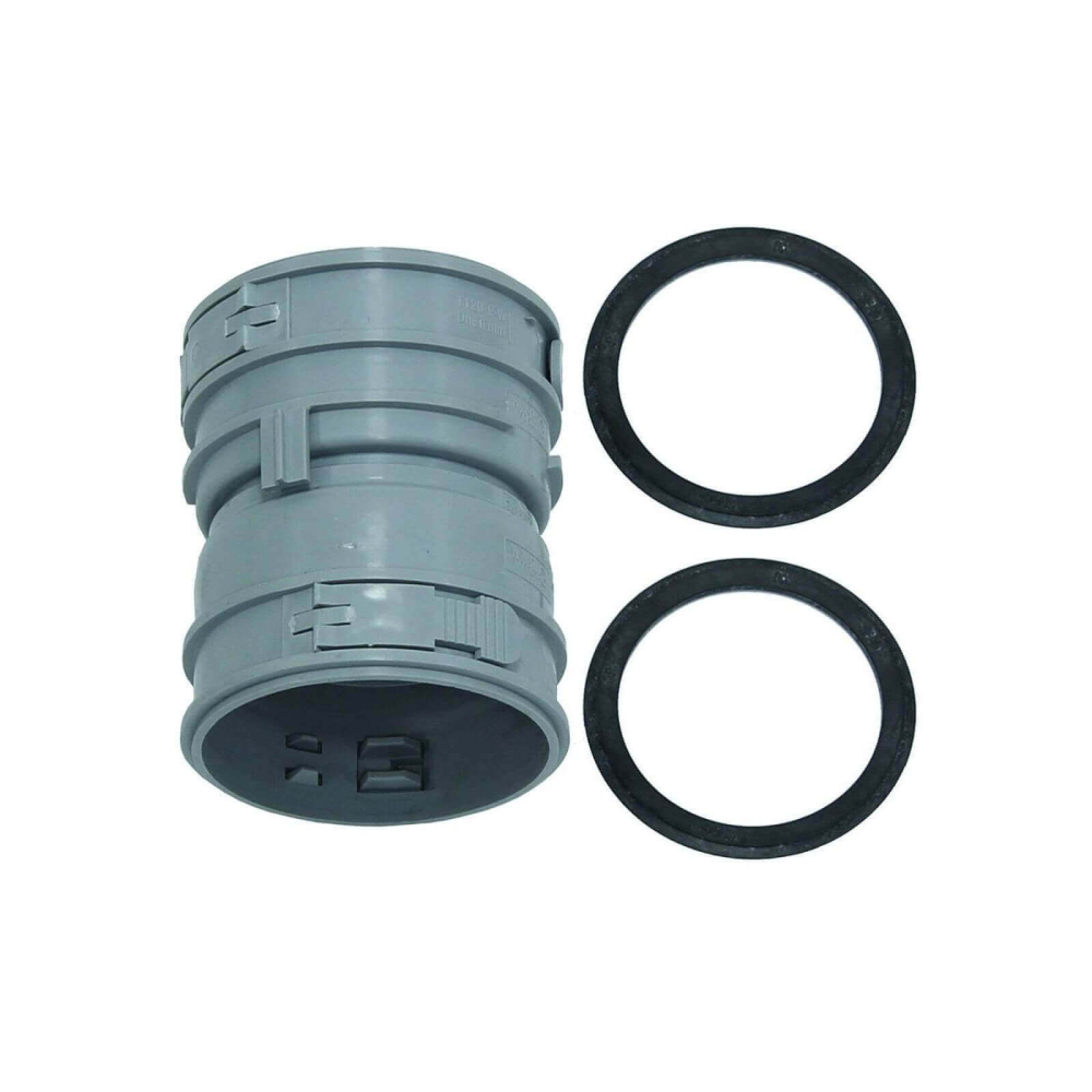 Adapter Quadratisch Auf Rund 150mm - PP Kunststoff Für Lüftungsanlagen