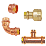 Kupfer Gas Pressfittings 