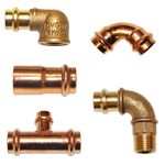 Kupfer Pressfittings