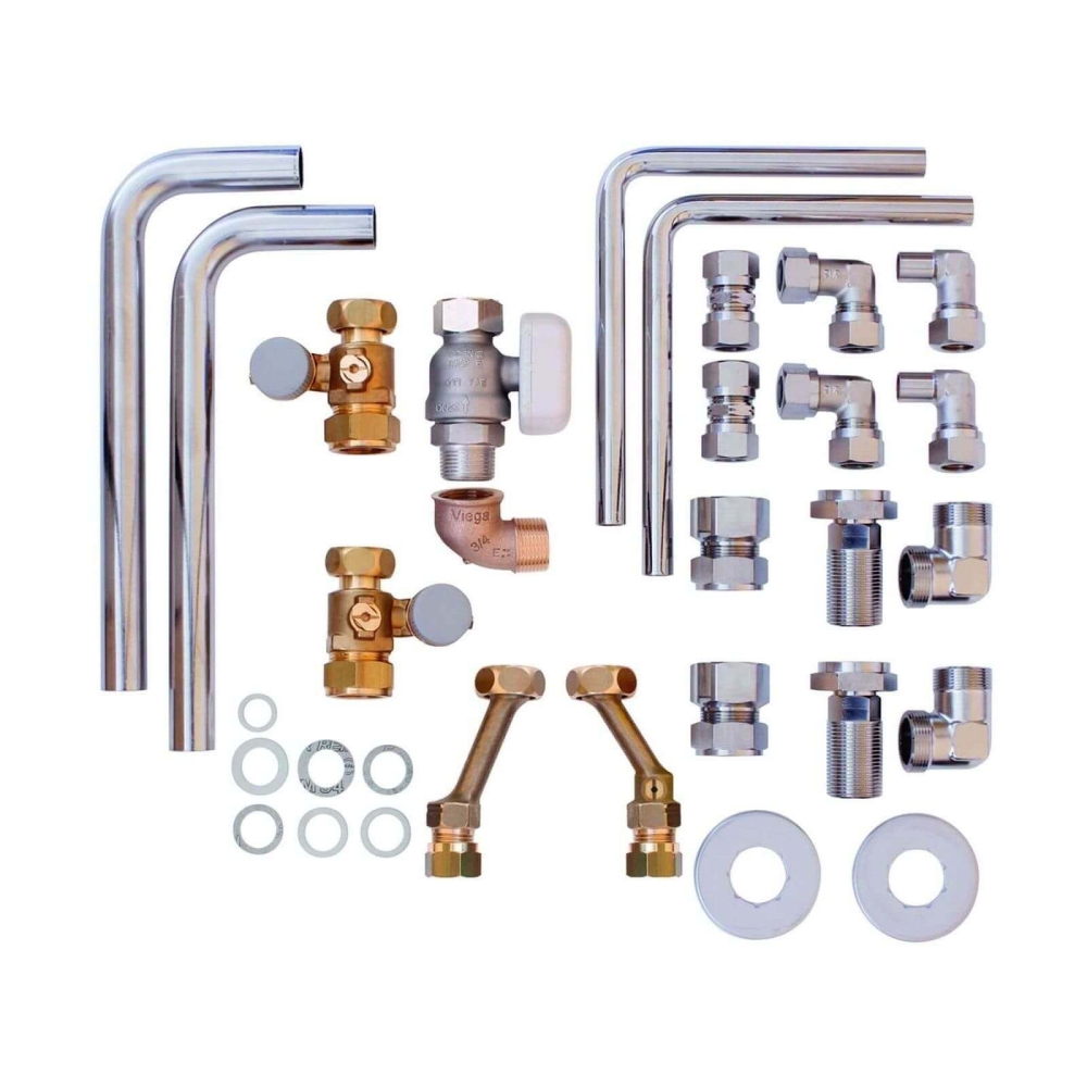 Vaillant VCW/VCI-Instal.-Set, Austausch Alt-Inst., Auf-/Unterputz, Rohre k&uuml;rzbar