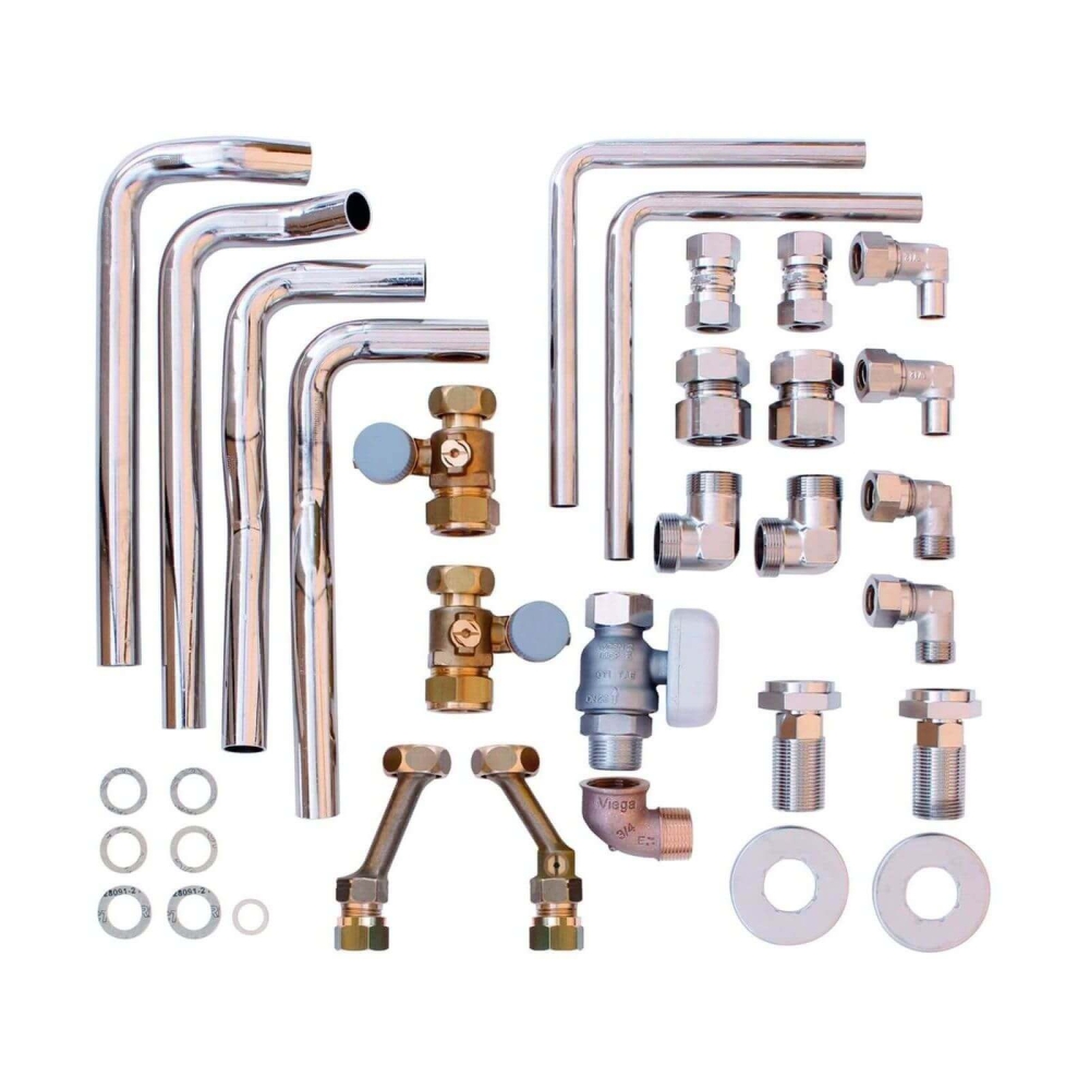 Vaillant VC/VCW/VCI-Installationsset Auf-/Unterputz, Rohre k&uuml;rzbar