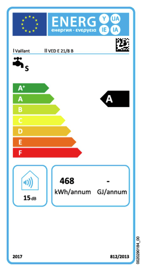 Energielabel-VEDE21B