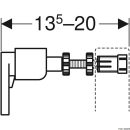 Geberit Duofix Set Wandanker für Einzelmontage
