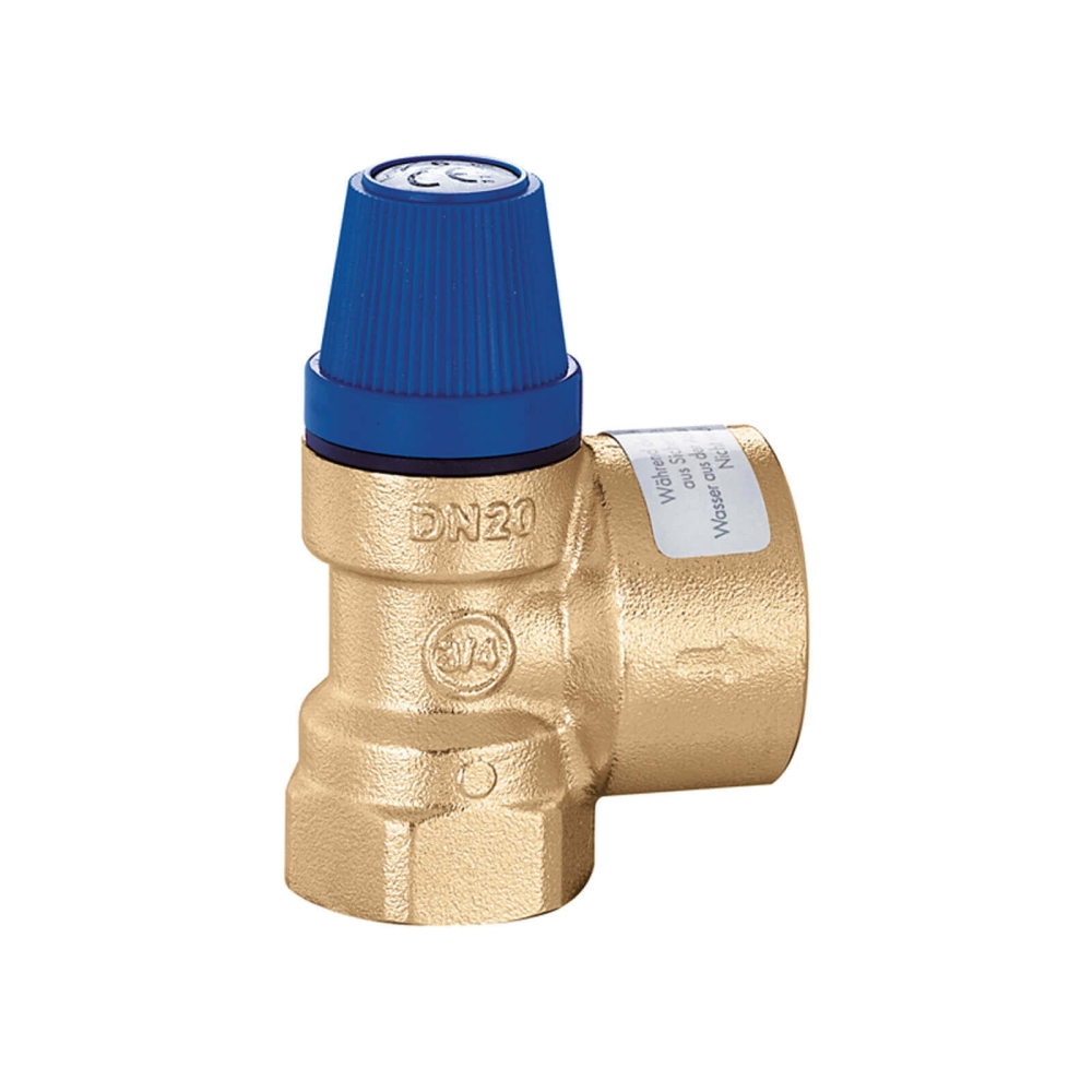 Caleffi Sicherheitsventil 1/2", DN 15, 10 bar, f&uuml;r Trinkwasser