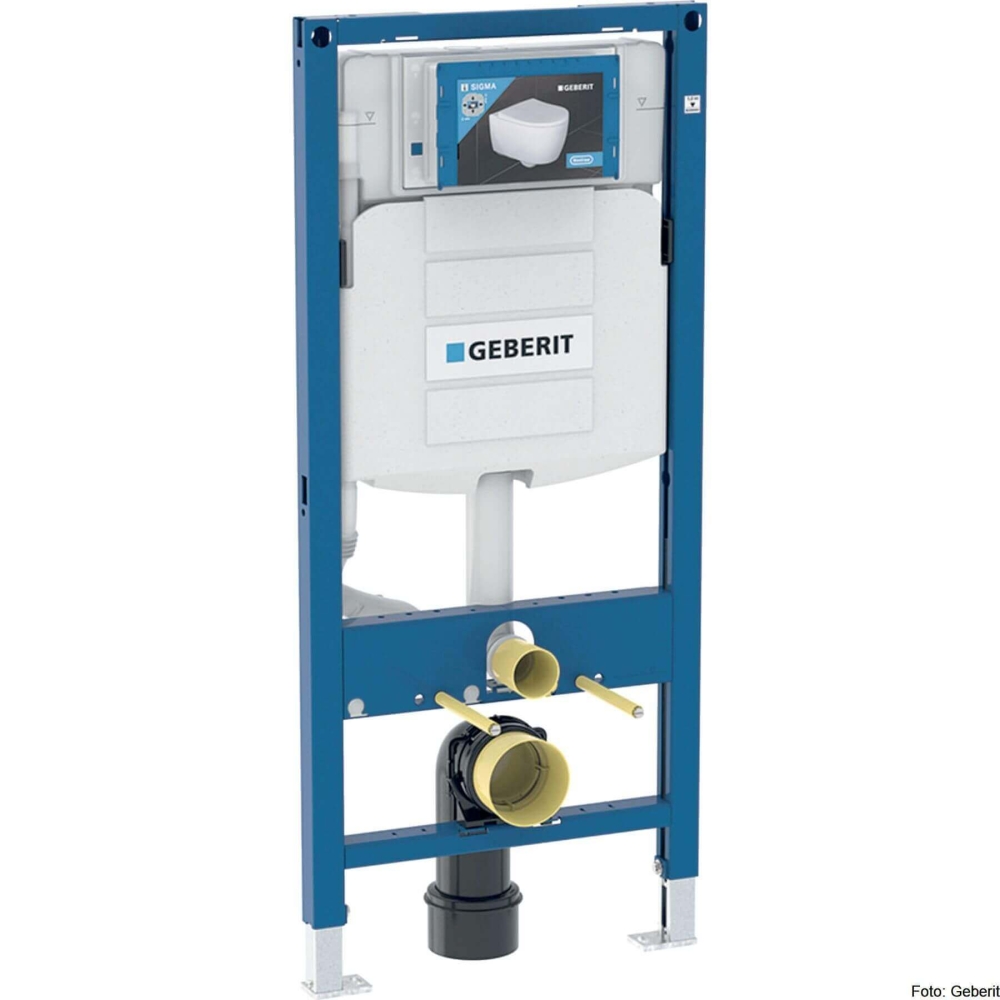 GEBERIT Duofix Element f&uuml;r Wand-WC, 112 cm, mit Sigma UP-Sp&uuml;lkasten 12 cm