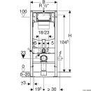 Geberit Duofix Element für Wand-WC, 112 cm, mit...