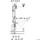 Geberit Duofix Element für Wand-WC, 112 cm, mit Sigma UP-Spülkasten 12 cm