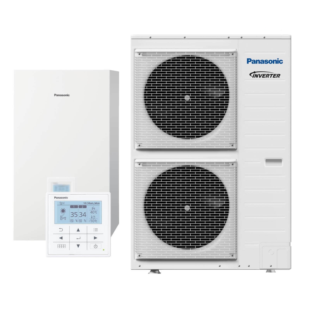 Panasonic Aquarea T-CAP Splitw&auml;rmepumpe, 12 kW, Hydromodul, Gen. H, 400 V