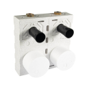 Wasserzaehler-Objektblock Duo 3/4" IG für 2...