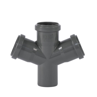 HTsafe Doppelabzweig, DN 50/50/50, 67°, d50/50/50