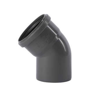 HTsafe Bogen, DN 90, 45°, d90, mit 1 Muffe