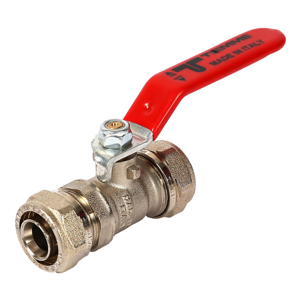 Klemmring Schraubfitting Kugelhahn f&uuml;r Verbundrohr 16 mm