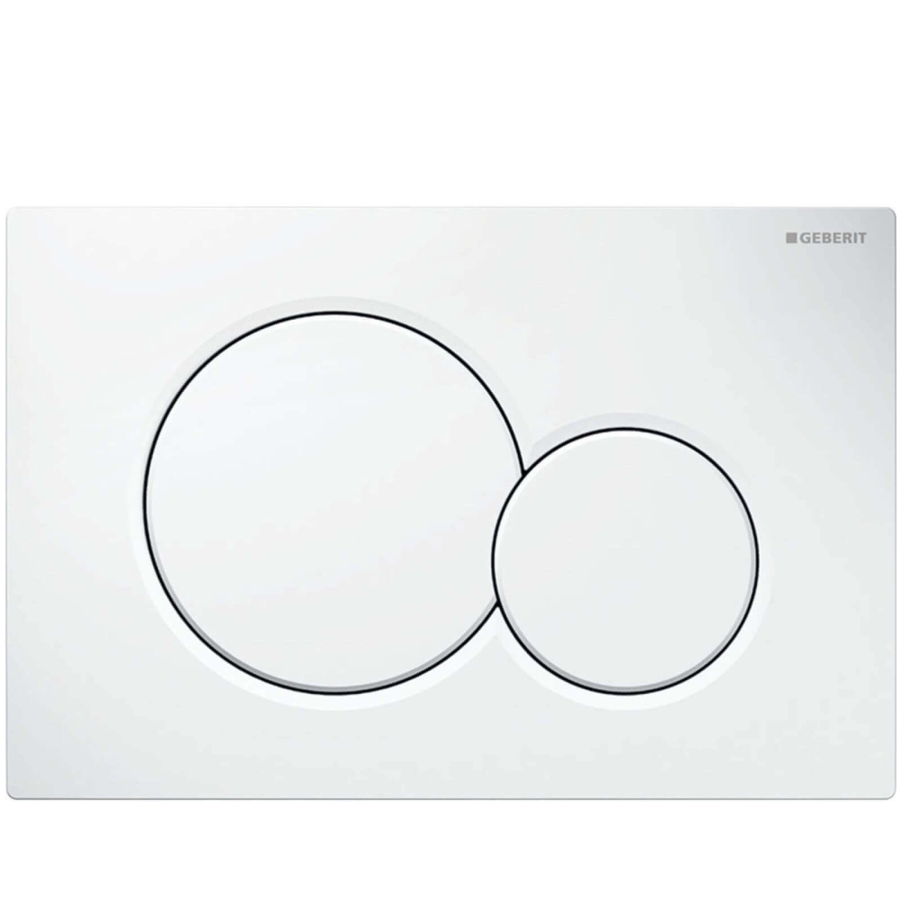 GEBERIT Bet&auml;tigungsplatte Sigma01 f&uuml;r 2-Mengen-Sp&uuml;lung, wei&szlig;