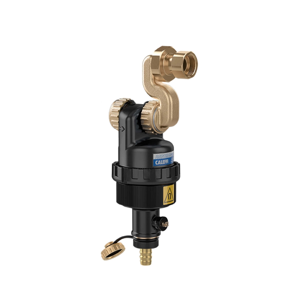 Caleffi DIRTMAGSLIM Schlammabscheider &Oslash; 22 mm, f&uuml;r Vaillant Aufputz, mit Magnet