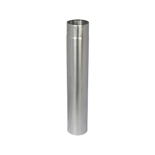 Abgasrohr Aluminium 90 x 500 mm