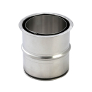Wandfutter Aluminium 90 mm