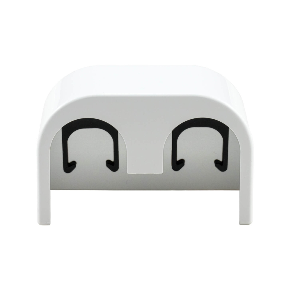 Flamco Designverkleidung f&uuml;r Zweirohr-Hahnblock 3/4" Kunststoff, wei&szlig;