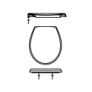 Ideal Standard WC-Sitz Eurovit mit Deckel, weiß -...