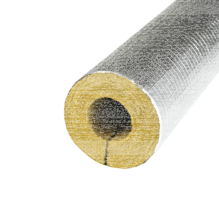 ROCKWOOL Heizungsrohrschale 800, Innendurchmesser 35 mm, Dämmdicke 30 mm, 1000 mm lang