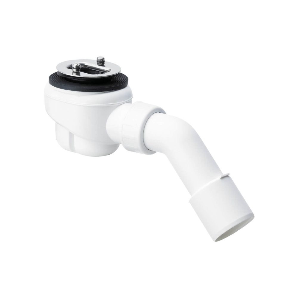 DOMOPLEX-Ablaufgarnitur f&uuml;r Duschwanne Bausatz 1, Ablaufloch d 52 mm