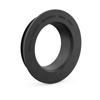Crassus Gummiadapter CGA 150 / 110 (150mm auf 110mm), bis 0,5 bar, TPE