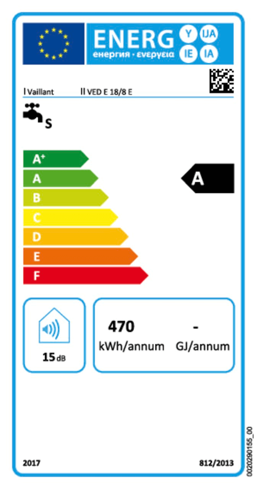 Energielabel-VEDE18E