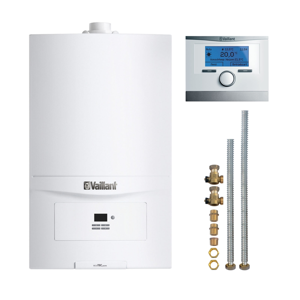 Vaillant Paket 1.622 ecoTEC pure VC 146/7-2, VRC 700, Zubeh&ouml;r