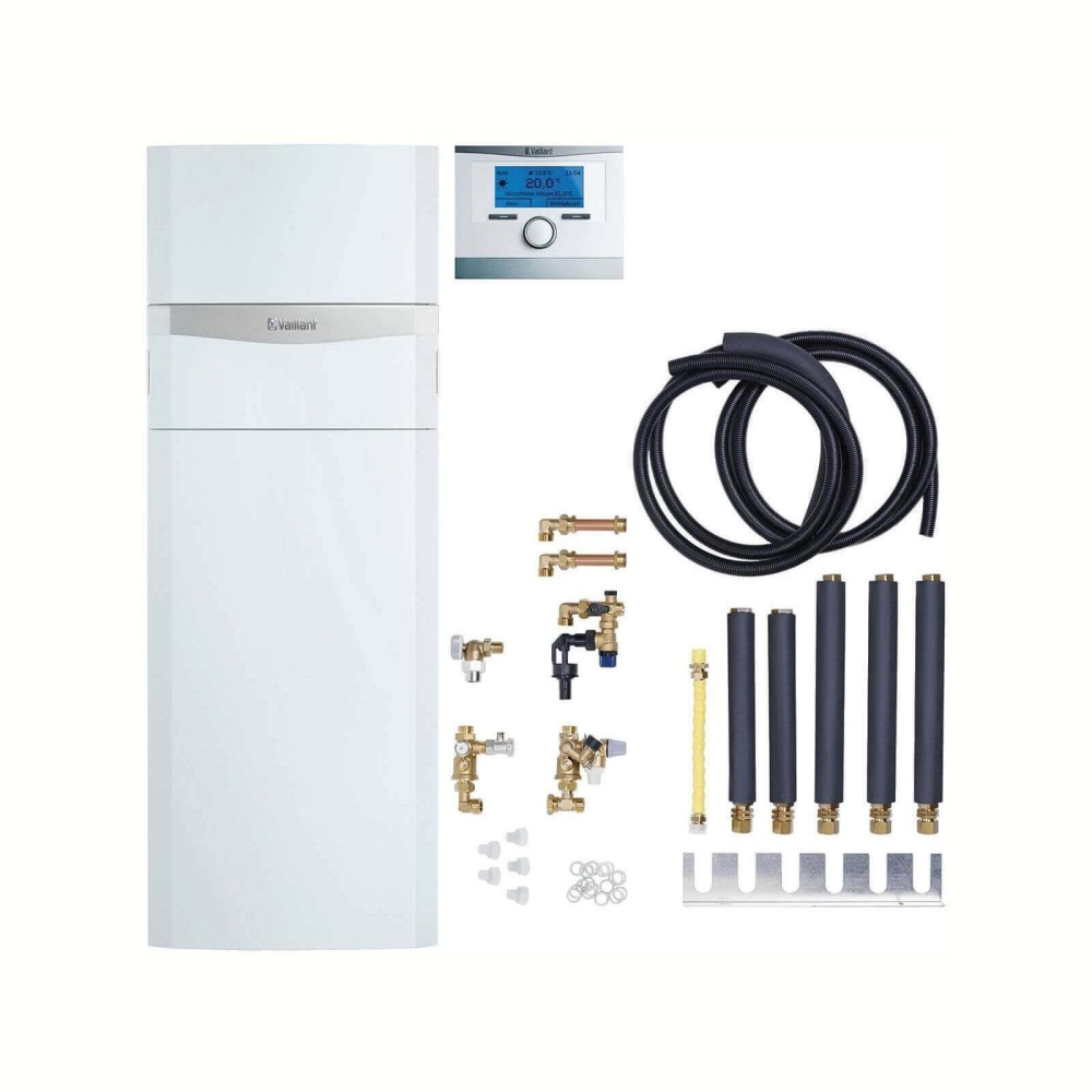CHAUDIERE CONDENSATION SOL AVEC BOILER ENCASTRE ECOCOMPACT VAILLANT VCC 266 ERP CC A ERP EC A 0010014629