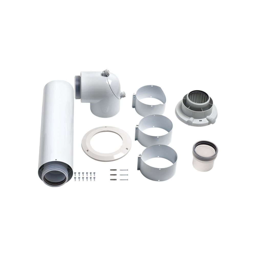 Vaillant Anschluss-Set 80/125 mm PP f&uuml;r &Uuml;berdruck-Abgassystem