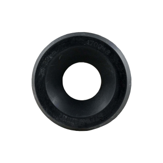 Spülrohrverbinder Gummi schwarz D= 55 mm ohne Rosette für Druckspüler Stedo