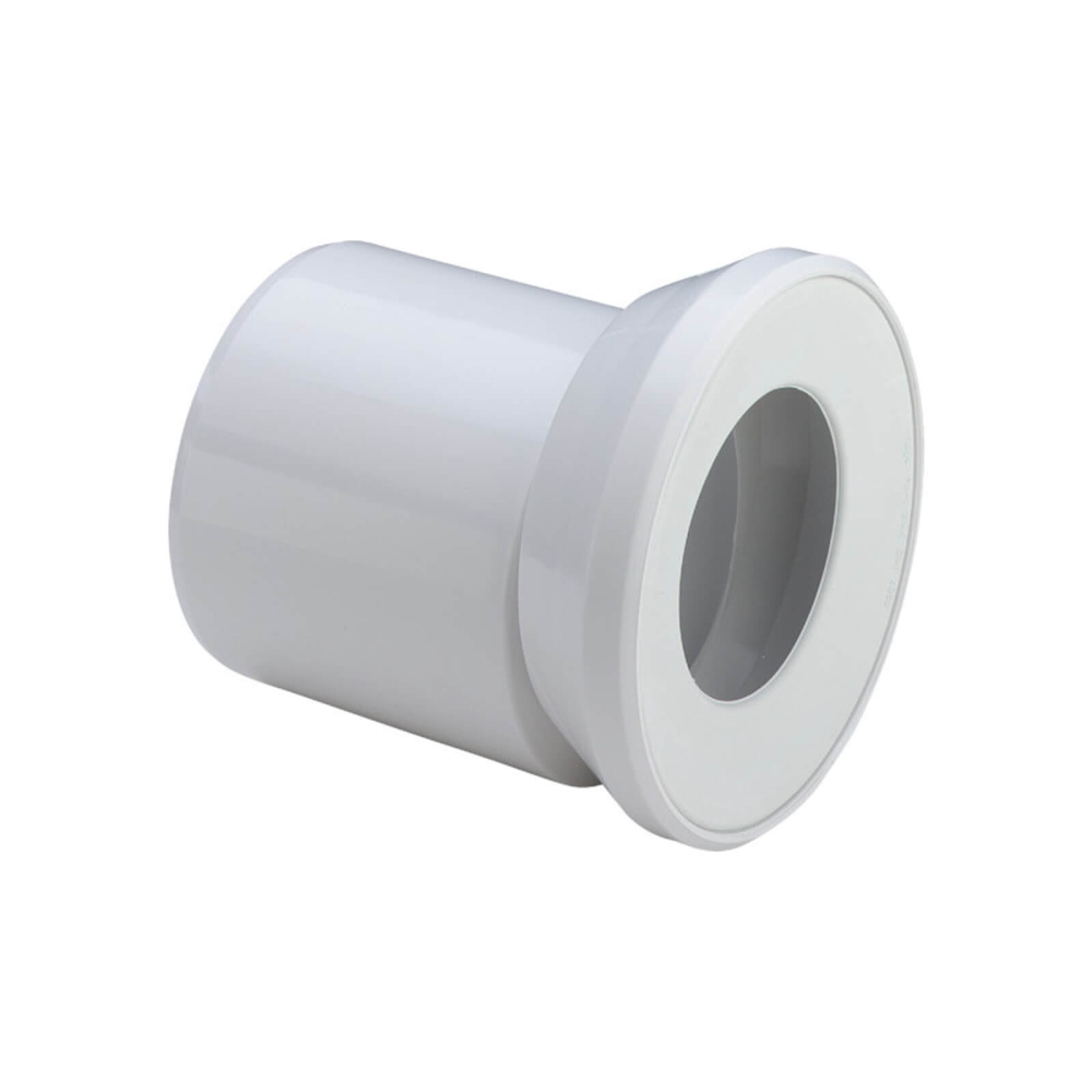 Viega WC Anschlussstutzen 3815.1 in 155 mm Kunststoff wei&szlig;