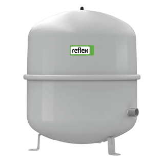 Reflex Membran-Ausdehnungsgefäß N 140, für geschlossene Heizungsanlagen, 140 L, 1,5 bar Vordruck, grau