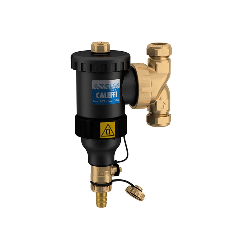 Caleffi DIRTMAG Schlammabscheider &Oslash; 28 mm, mit Magnet, aus Technopolymer