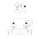 BRAVAT Brausethermostat Palma 1/2" Anschluss für Handbrause