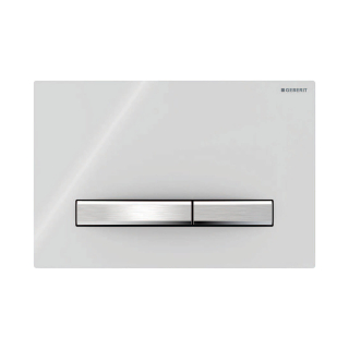 Geberit Betätigungsplatte Sigma50, für 2-Mengen-Spülung, weiß