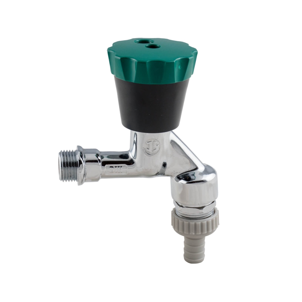 Schl&ouml;sser Auslaufventil Wasser-Safe 1/2" verchromt mit Bel&uuml;fter und R&uuml;ckflussverhinderer DVGW