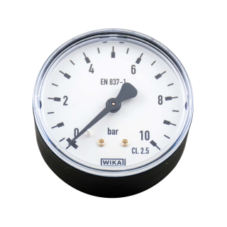 Heizungsmanometer 0-4 bar 1/2 radial 80 mm