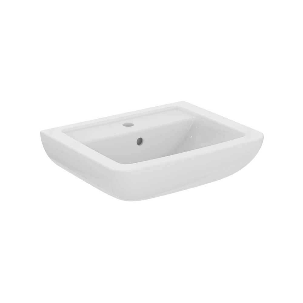 Ideal Standard Waschtisch Eurovit Plus 55 x 44 cm eckig wei&szlig;